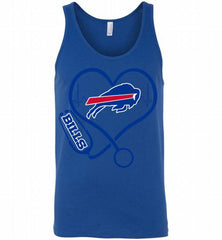 Nurse Heartbeat Buffalo Bills Tank - zezetee