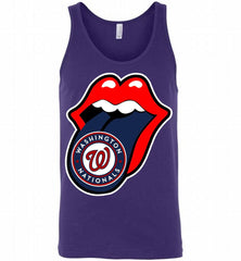 Washington Nationals  x The Rolling Stones Logo Tank - zezetee