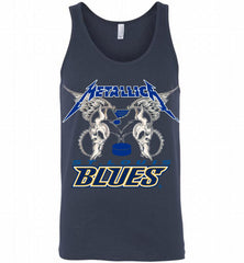 Metallica St Louis Blues Logo Tank - zezetee