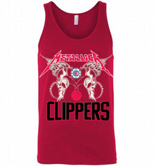 Metallica Los Angeles Clippers Logo Tank - zezetee