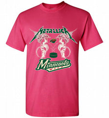 Metallica Minnesota Wild Logo Shirt - zezetee