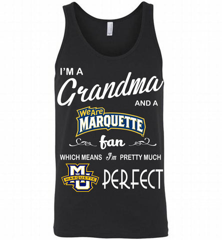 I'M A Grandma And A Marquette Golden Eagles Fan Tank - zezetee
