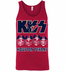 Kiss Houston Texans Logo Tank - zezetee