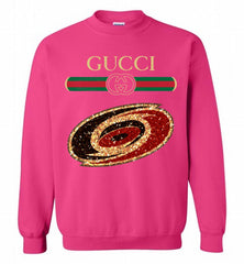 Gucci Carolina Hurricanes Logo Crewneck Sweatshirt - zezetee