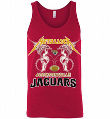 Metallica Jacksonville Jaguars Logo Tank - zezetee