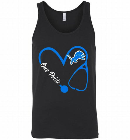 Detroit Lions Love Nurse One Pride Tank - zezetee