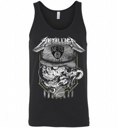 Metallica Skull Snake Brooklyn Nets Tank