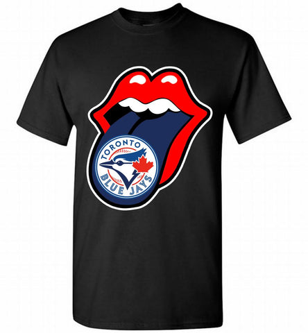 Toronto Blue Jays  x The Rolling Stones Logo Shirt - zezetee
