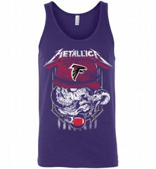 Metallica Skull Snake Atlanta Falcons Tank - zezetee