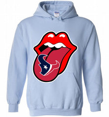 Houston Texans  x The Rolling Stones Logo Hoodie - zezetee
