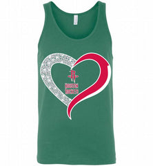 Houston Rockets In Diamond Heart Tank - zezetee