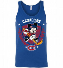NHL Hockey Mickey Mouse Montreal  Canadiens Disney Tank - zezetee