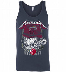 Metallica Skull Snake Miami Heat Tank - zezetee