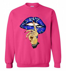 Dallas Cowboys Lip Shut The Fuck Up Crewneck Sweatshirt - zezetee