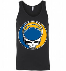 Los Angeles Chargers Grateful Dead Logo Band Tank