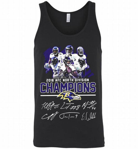 BALTIMORE RAVENS 2018 NFC NORTH DIVISION CHAMPIONS Tank - zezetee