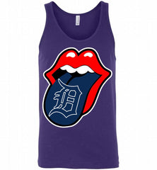 Detroit Tigers  x The Rolling Stones Logo Tank - zezetee