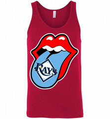 Tampa Bay Rays  x The Rolling Stones Logo Tank - zezetee