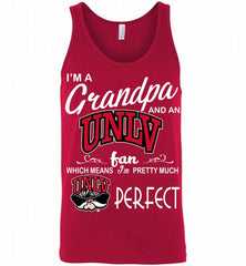 I'M A Grandpa And An UNLV Runnin' Rebels Fan Tank - zezetee