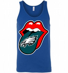 Philadelphia Eagles  x The Rolling Stones Logo Tank - zezetee