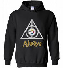 Pittsburgh Steelers deathly Hallows always trending gift Hoodie - zezetee