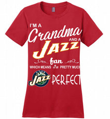 I'M A Grandma And A Utah Jazz Fans Perfect Ladies Perfect - zezetee