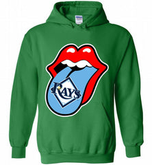 Tampa Bay Rays  x The Rolling Stones Logo Hoodie - zezetee