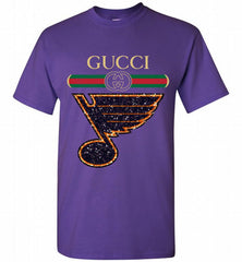 Gucci St Louis Blues Logo Shirt - zezetee