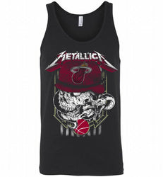 Metallica Skull Snake Miami Heat Tank
