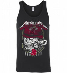 Metallica Skull Snake Miami Heat Tank - zezetee