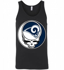 Los Angeles Rams Grateful Dead Logo Band Tank - zezetee