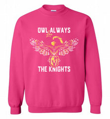 OWL ALWAYS LOVE THE VEGAS GOLDEN THE KNIGHTS Crewneck Sweatshirt - zezetee