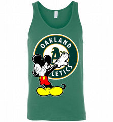 Disney Mickey Mouse Dabbing Oakland Athletics Tank - zezetee