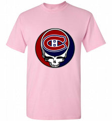 NHL TEAM MONTREAL CANADIENS X GRATEFUL DEAD LOGO BAND Shirt - zezetee