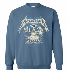Metallica We Don't Give A Shit Tennessee Titans Crewneck Sweatshirt - zezetee