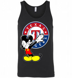 Disney Mickey Mouse Dabbing Texas Rangers Tank