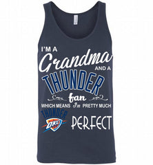 I'M A Grandma And A Oklahoma City Thunder Fans Perfect Tank - zezetee
