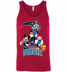 Mickey Goofy Donald Loves Orlando Magic Basketball Fans Tank - zezetee