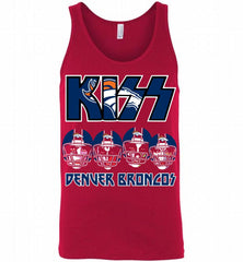 Kiss Denver Broncos Logo Tank - zezetee