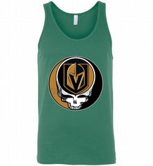 NHL TEAM VEGAS GOLDEN KNIGHTS X GRATEFUL DEAD LOGO BAND Tank - zezetee