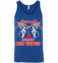 Metallica Detroit Red Wings Logo Tank - zezetee