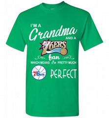 I'M A Grandma And A Philadelphia 76ers Fans Perfect Shirt - zezetee