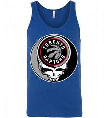 Toronto Raptors Grateful Dead Logo Band Tank - zezetee