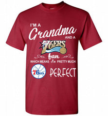 I'M A Grandma And A Philadelphia 76ers Fans Perfect Shirt - zezetee