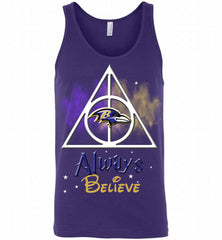 Baltimore Ravens Always Believe Harry Potter Tank - zezetee