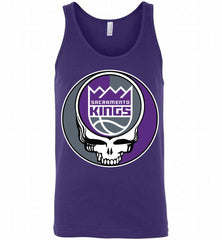 Sacramento Kings Grateful Dead Logo Band Tank - zezetee
