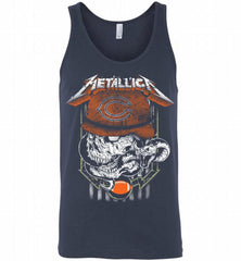 Metallica Skull Snake Chicago Bears Tank - zezetee