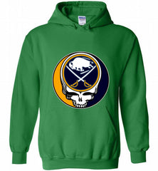NHL TEAM BUFFALO SABRES X GRATEFUL DEAD LOGO BAND Hoodie - zezetee