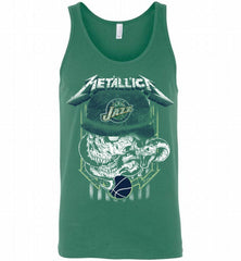 Metallica Skull Snake Utah Jazz Tank - zezetee