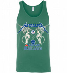 Metallica Toronto Blue Jays Logo Tank - zezetee